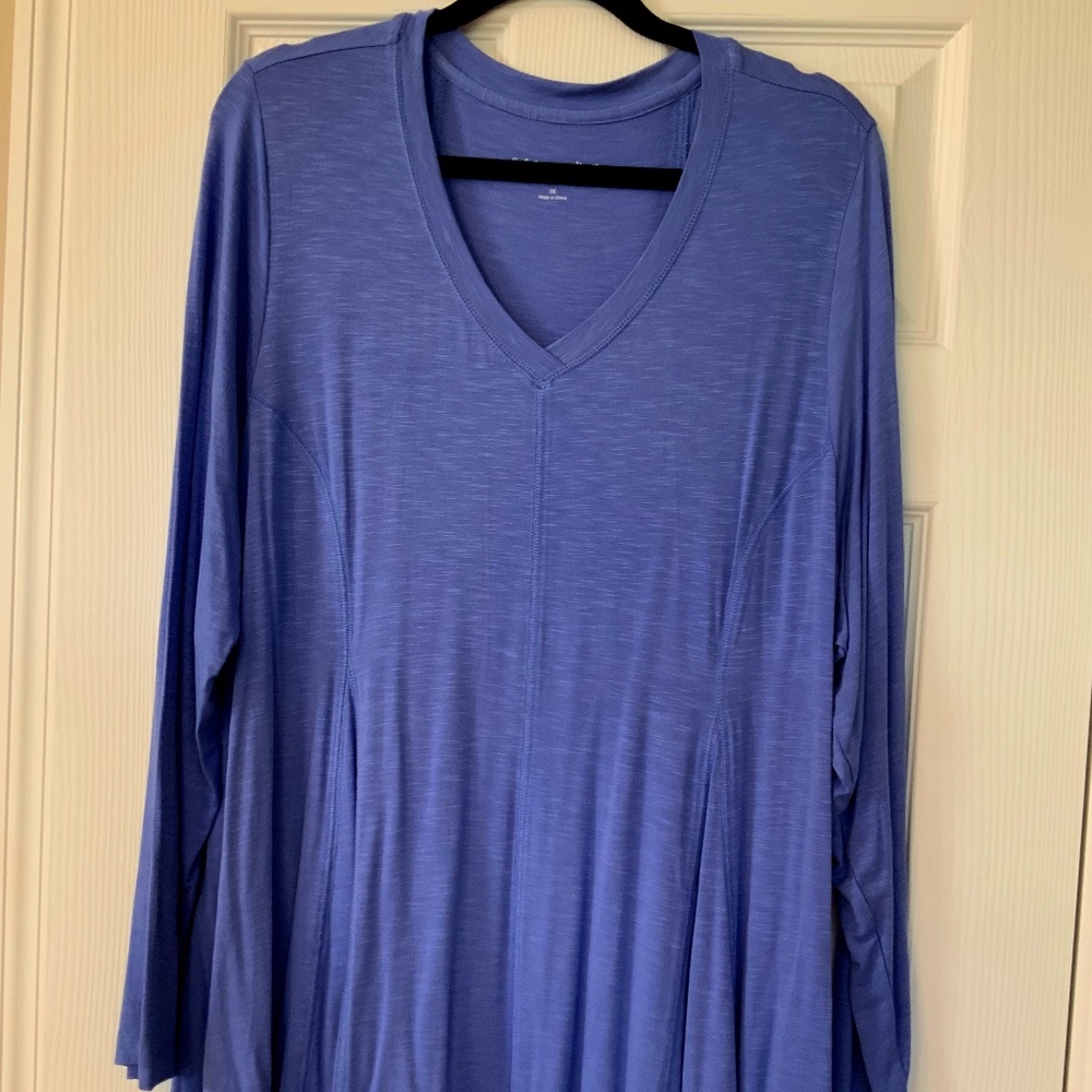 Soft Surroundings Women’s Periwinkle Tunic NWOT 2X